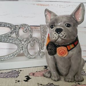 Halloween Day of the Dead Frenchie Bulldog Statue